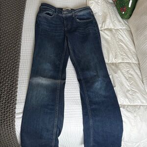 Zara Indigo Wide Leg Jeans